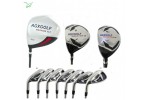 MEN'S LEFT and RIGHT HAND MAGNUM XS-TOUR EDITION 10 CLUB GOLF SET w460 DRIVER, 5 WOOD, 4 HYBRIDS + 5-9 IRONS + PW+PUTTER: OPTION TO INCLUDE STAND BAG